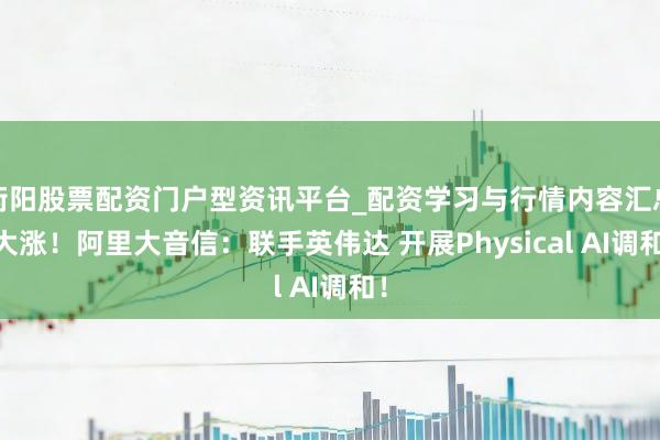衡阳股票配资门户型资讯平台_配资学习与行情内容汇总 大涨！阿里大音信：联手英伟达 开展Physical AI调和！